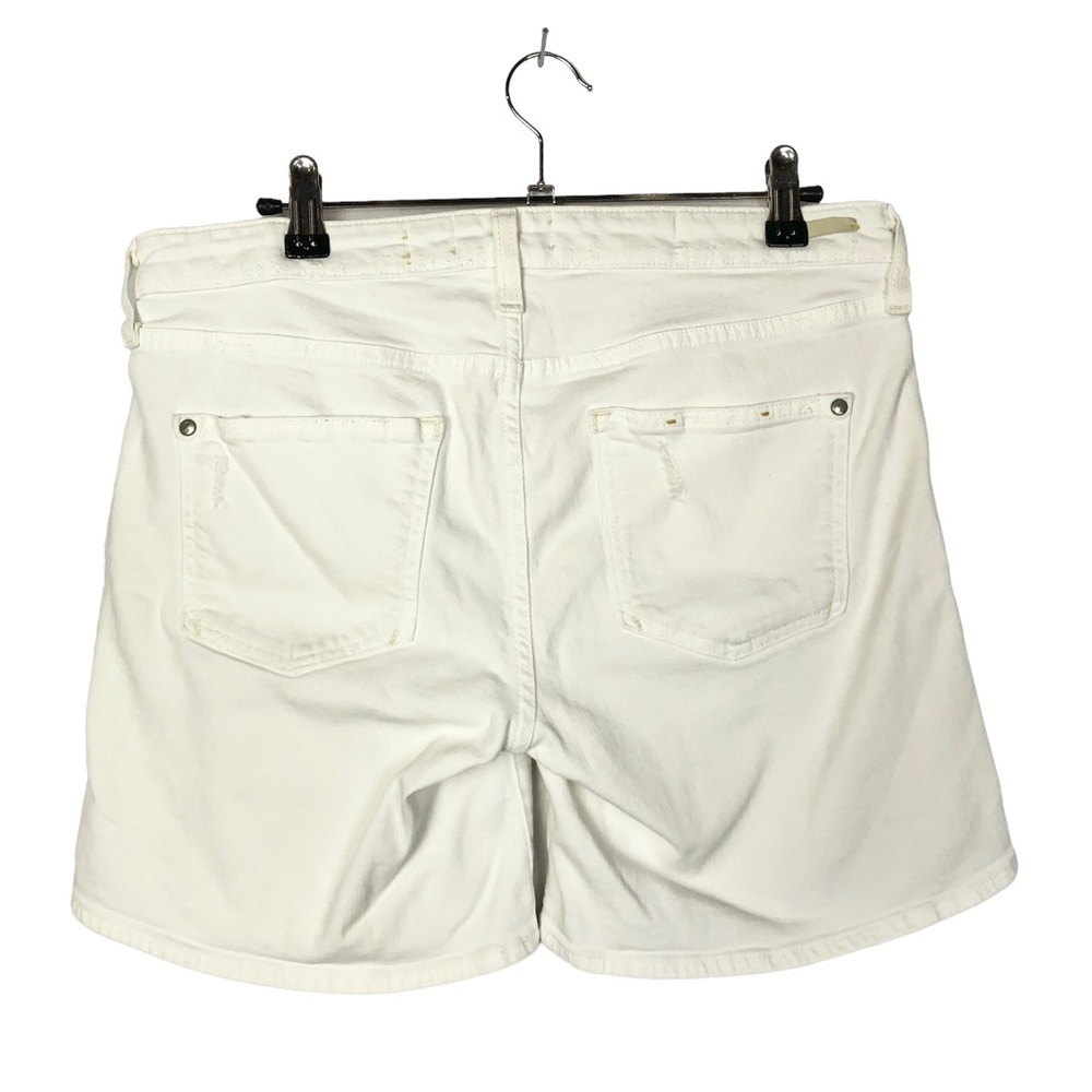 Anthropologie Pilcro Stet White Denim Shorts‎ 28 - Picture 3 of 5